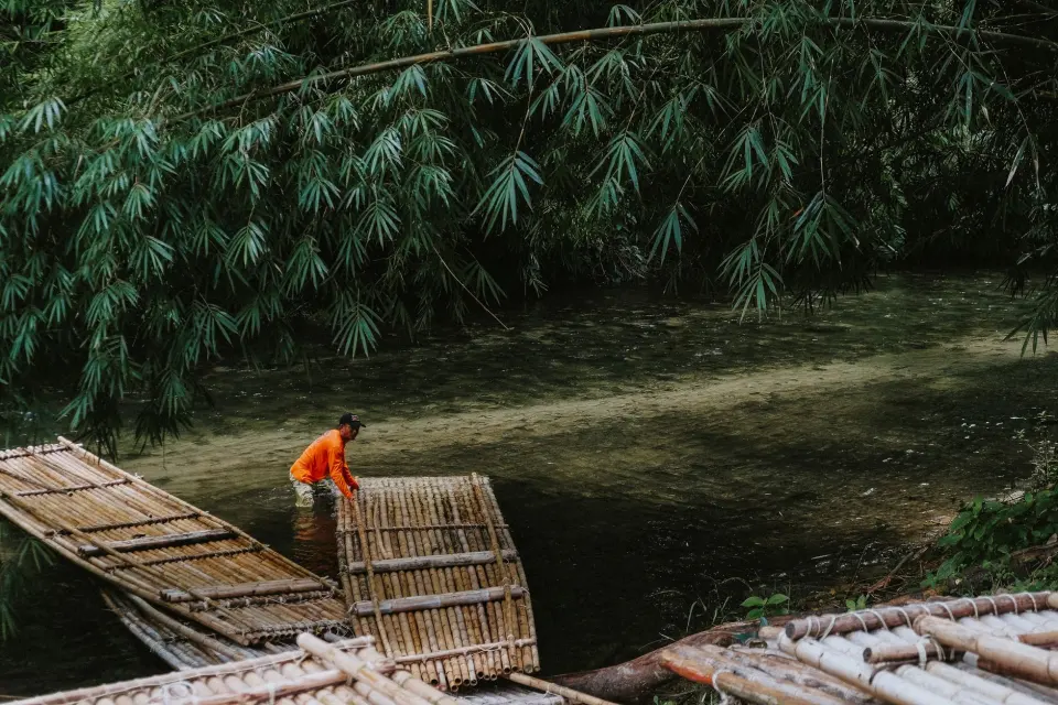Bamboo Rafting Adventure on the Martha Brae