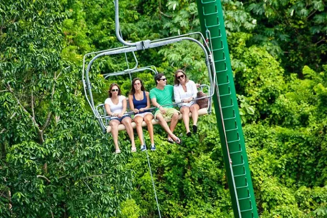Ziplining & Bamboo Rafting Tour